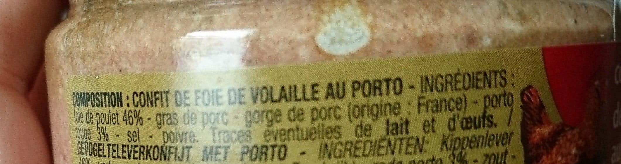 Cora Confit de foie de volaille au Porto la packshot