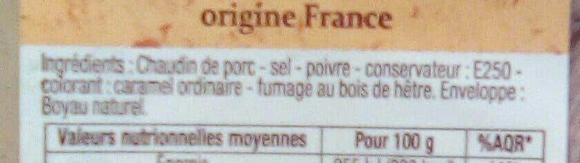 Patrimoine Gourmand Véritable andouille de guémené packshot