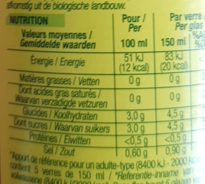 Cora Cocktail de jus de légumes packshot