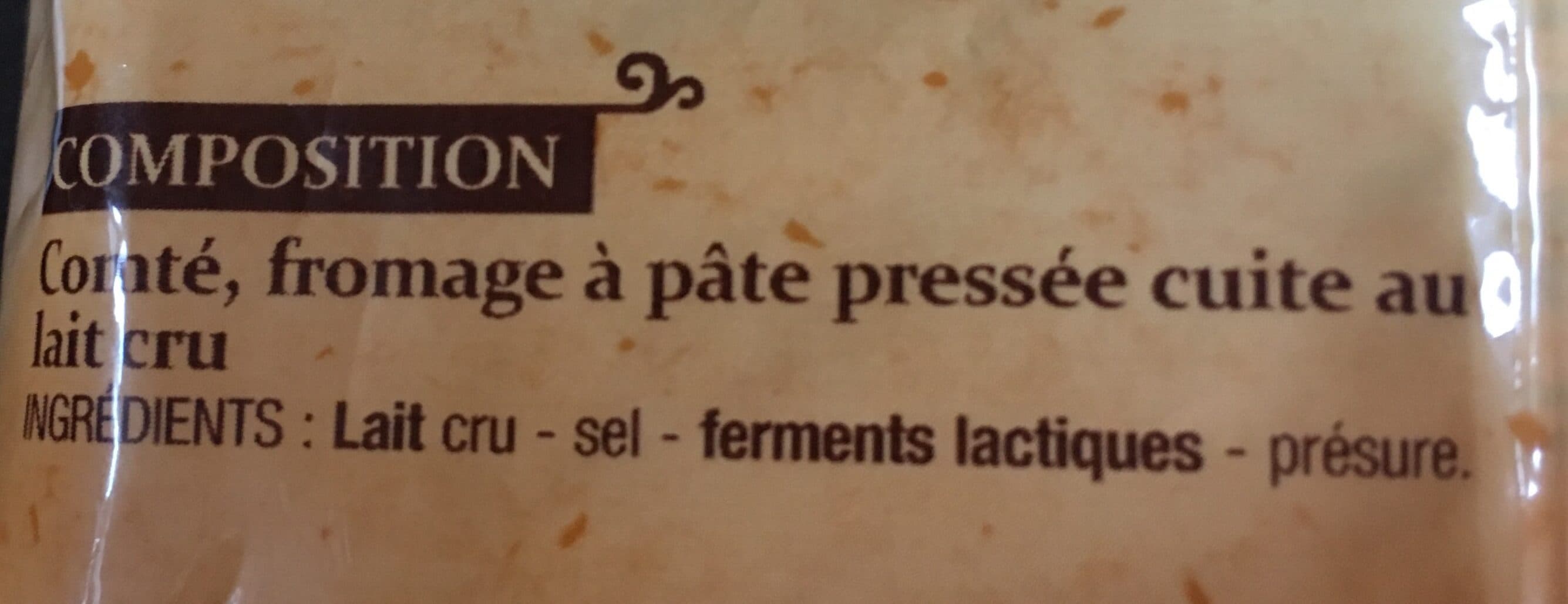 Patrimoine gourmand Comte packshot