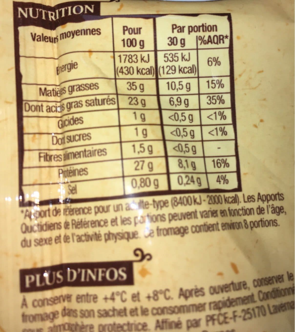 Patrimoine gourmand Comte packshot