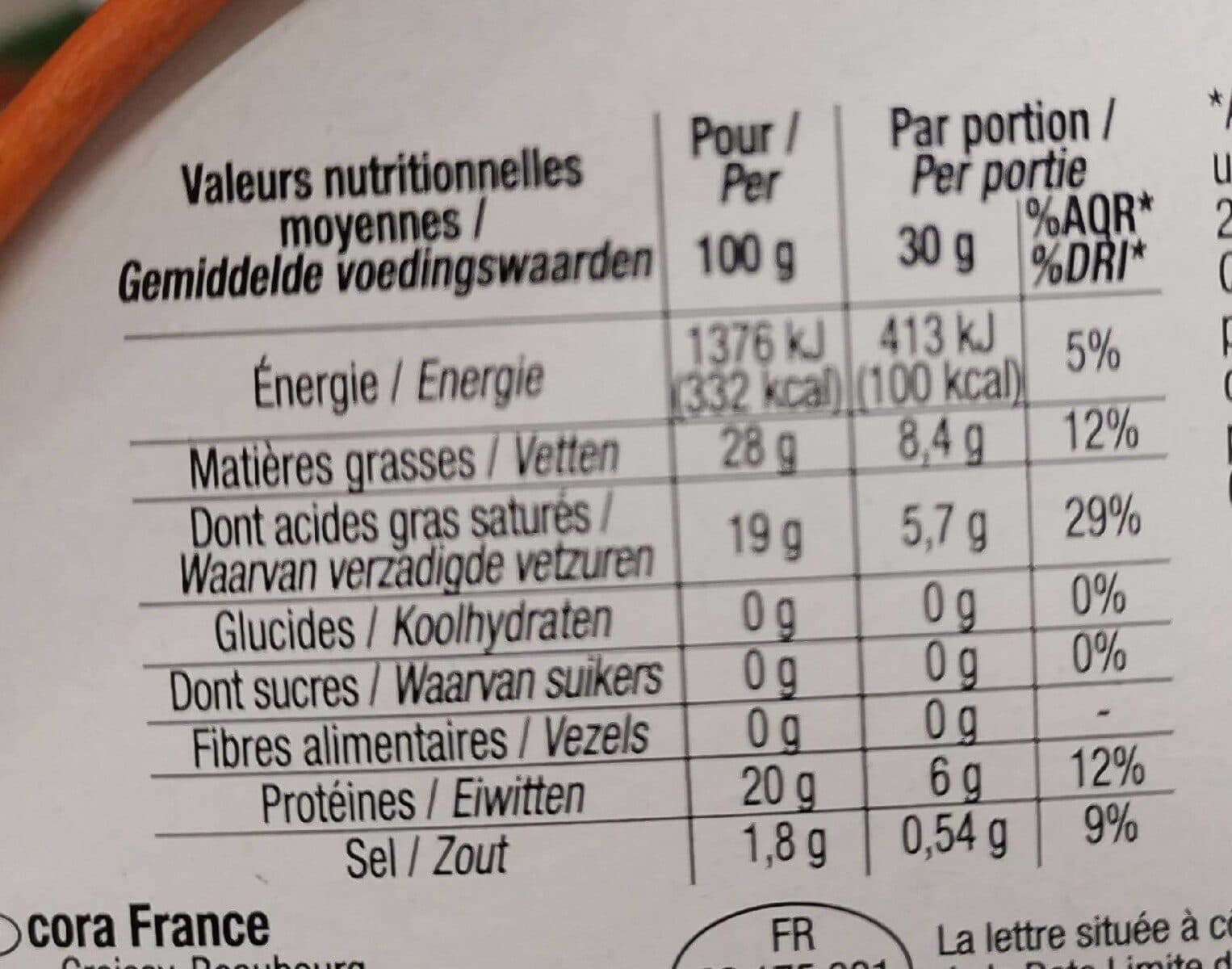 Cora Petit Munster Géromé packshot