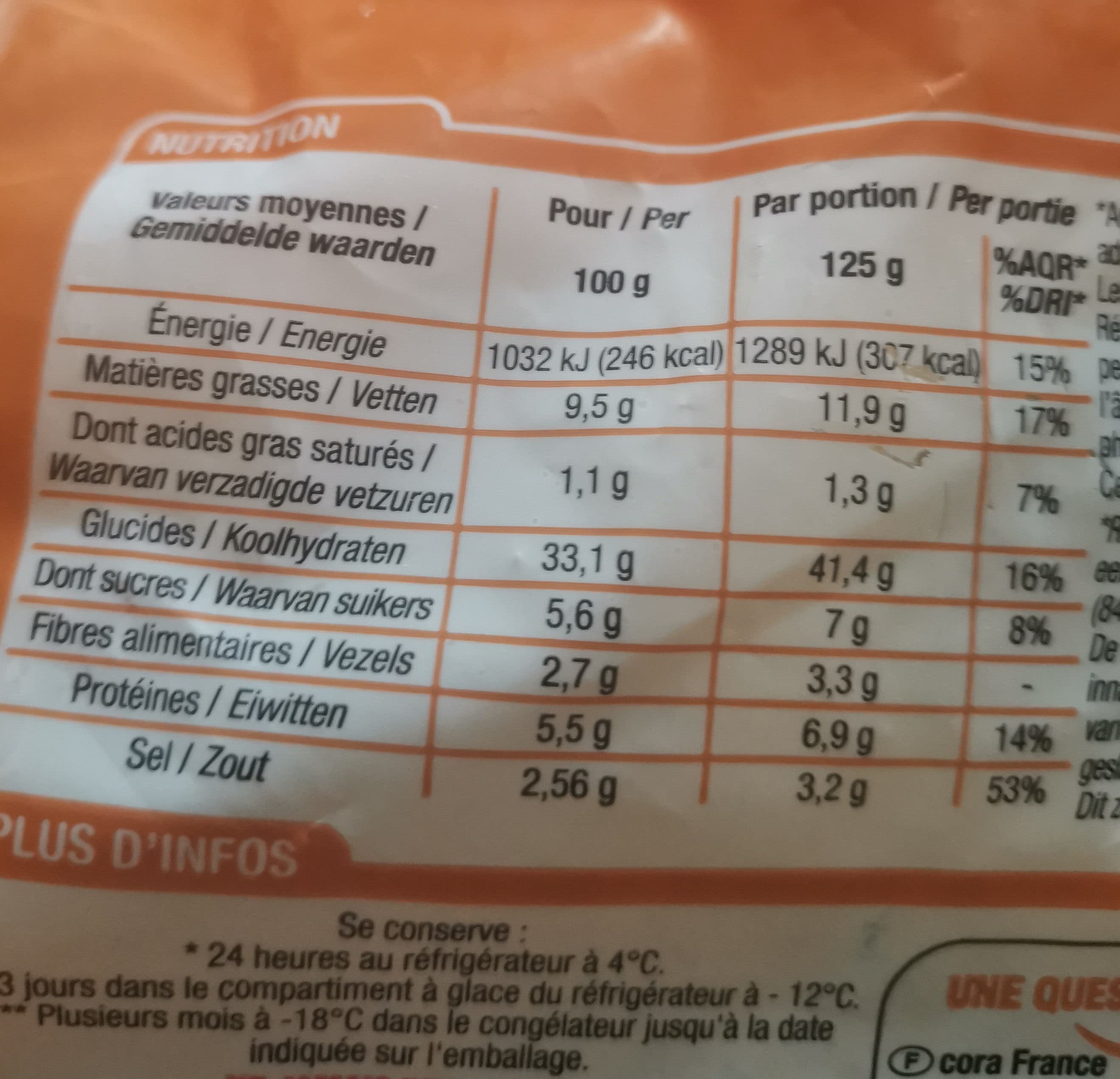 Cora Beignets a la romaine packshot