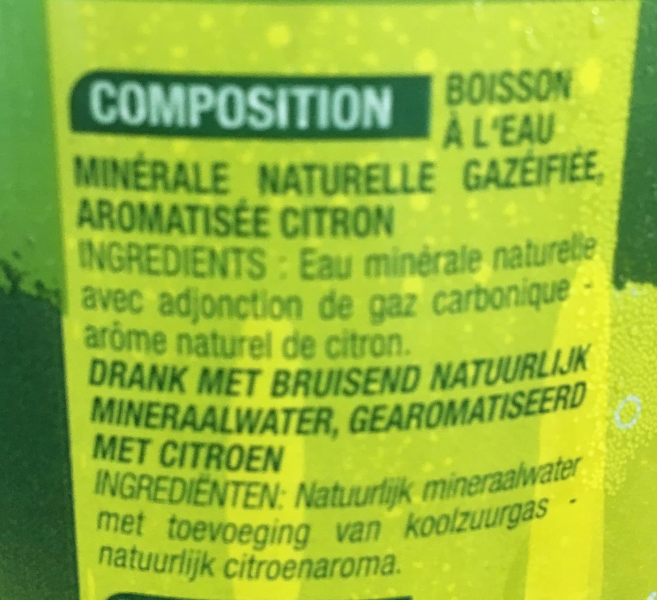 Cora Eau petillante citron packshot
