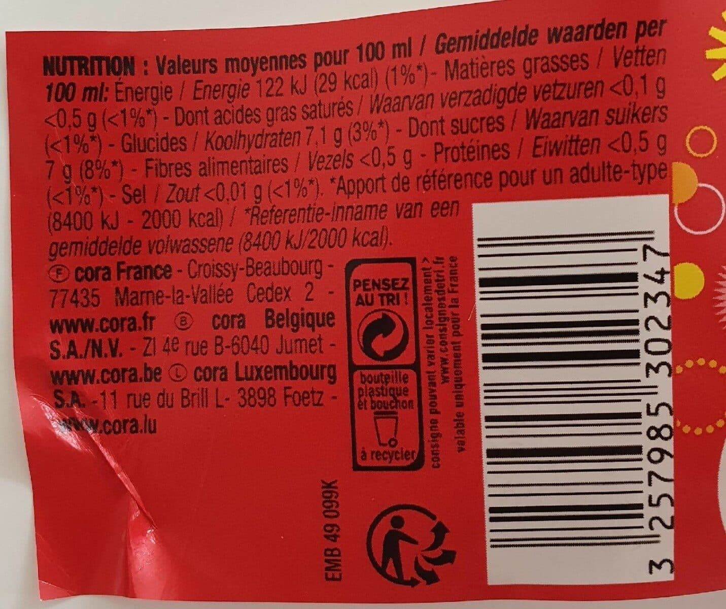 Cora Soda agrumes packshot