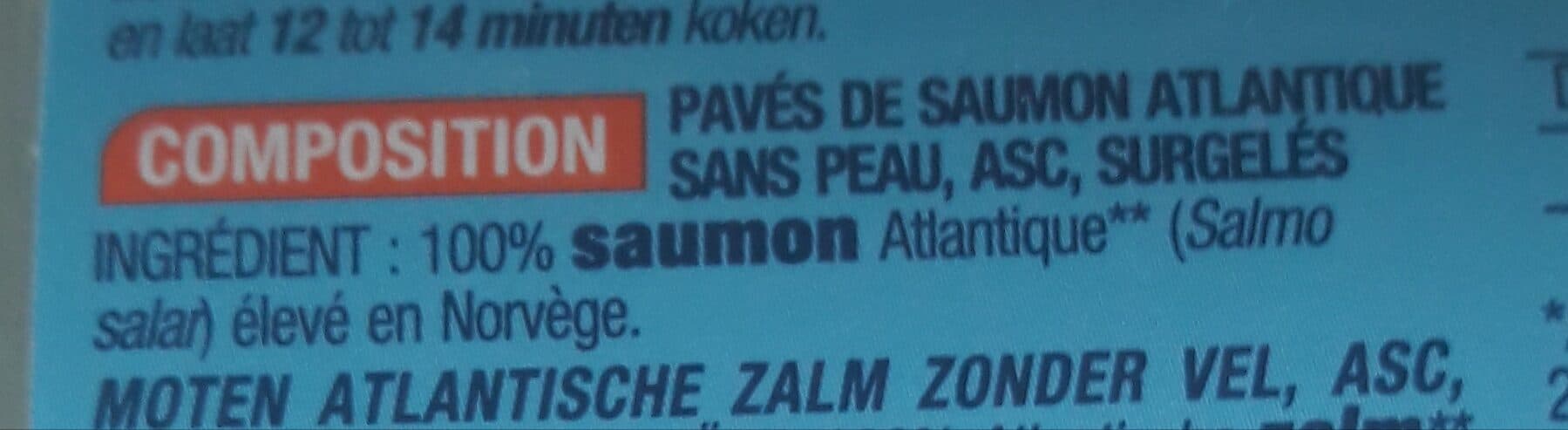 Cora Pavés de saumon élevé en Norvège packshot