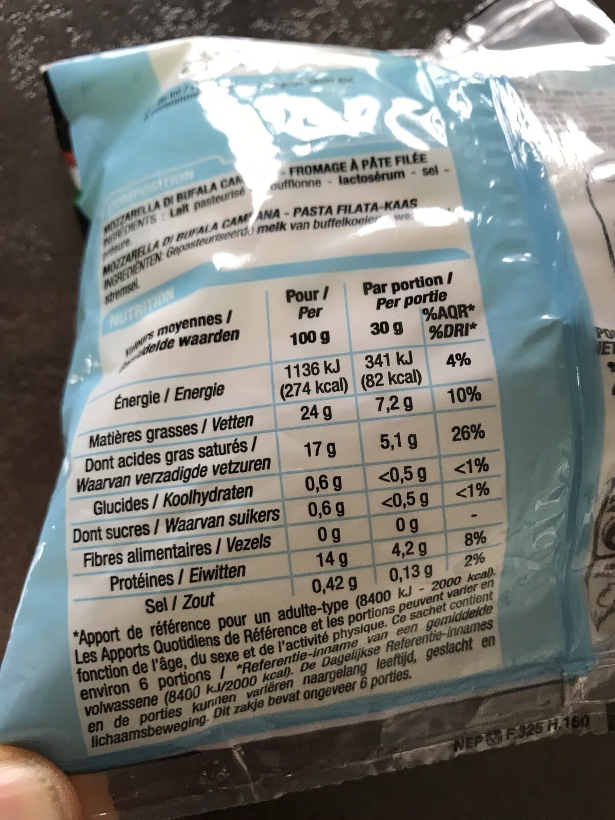 Cora Mozzarella di buffala 200gr cora packshot