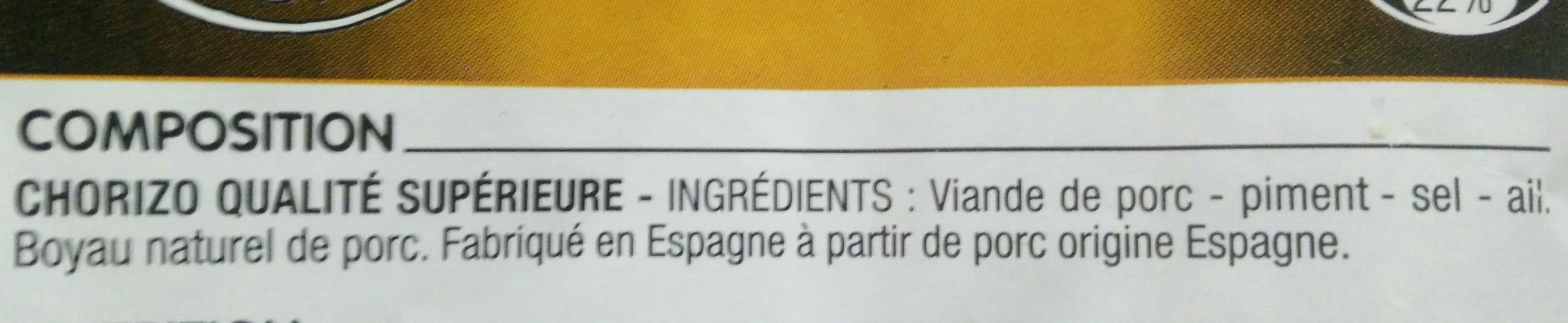 Cora Chorizo dégustation doux packshot