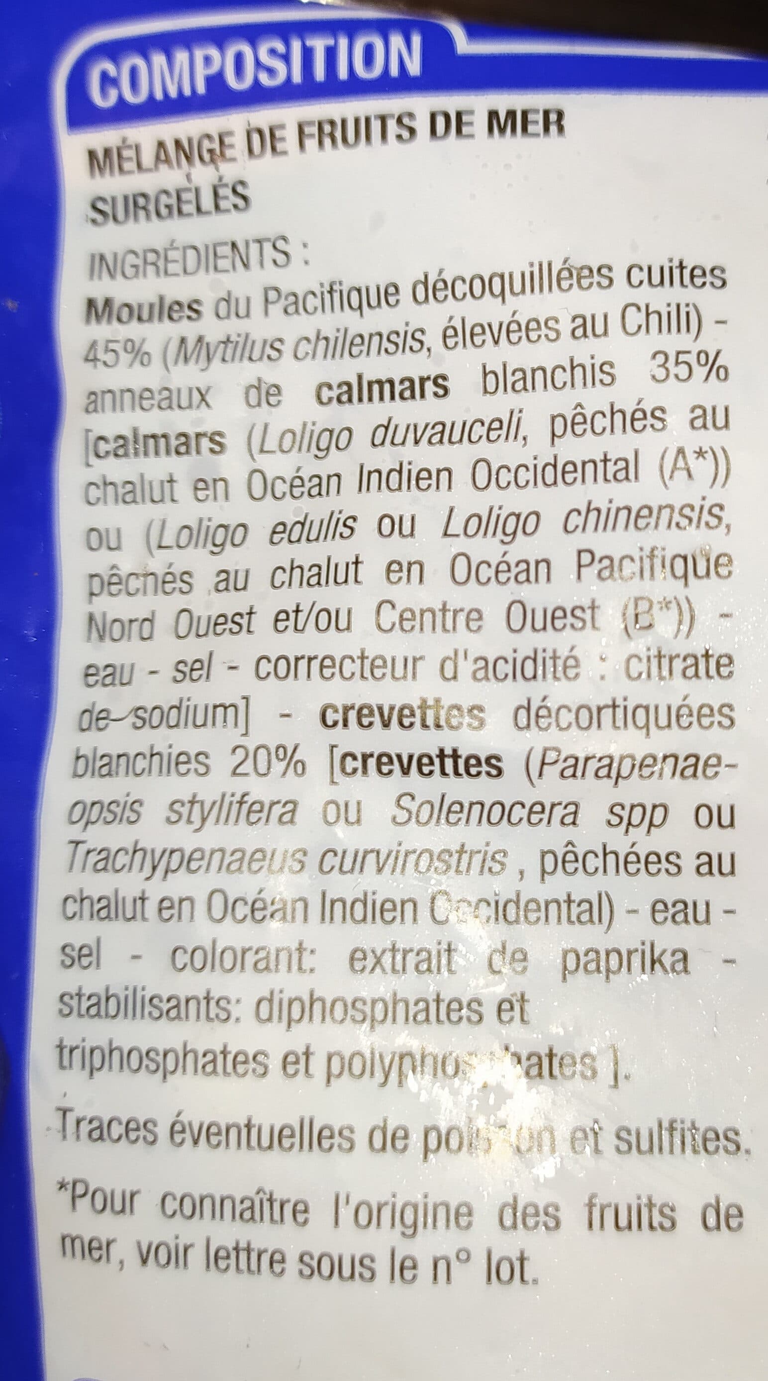 Cora Cocktail de fruits de mer packshot