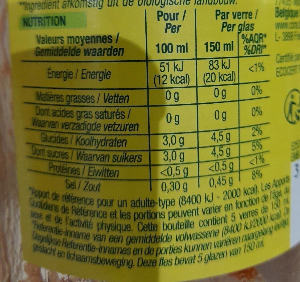 Nature Bio Jus de tomate packshot