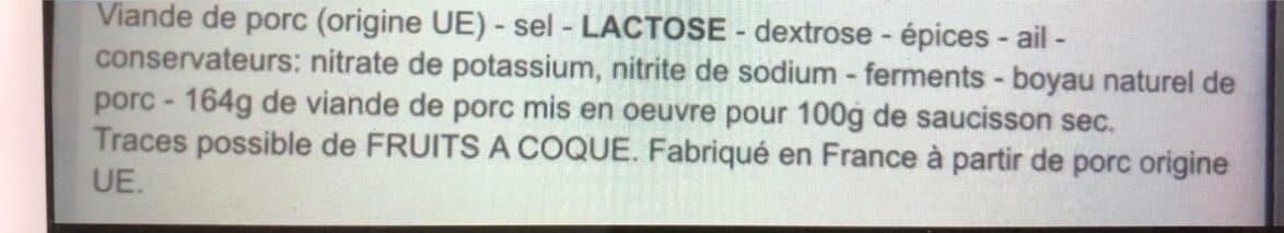 Cora Saussisson sec pur porc packshot