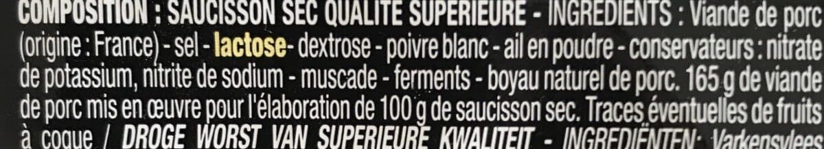 Cora Saucisson sec Dégustation packshot