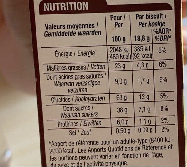 Cora Biscuit fourres noisette packshot