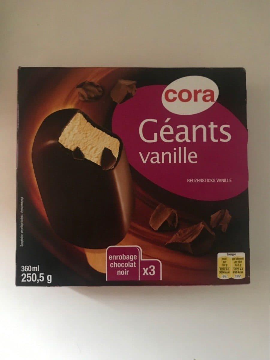 Cora Géants vanille packshot