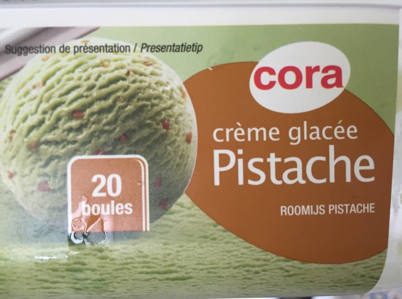 Cora Crèle glacée pistache packshot