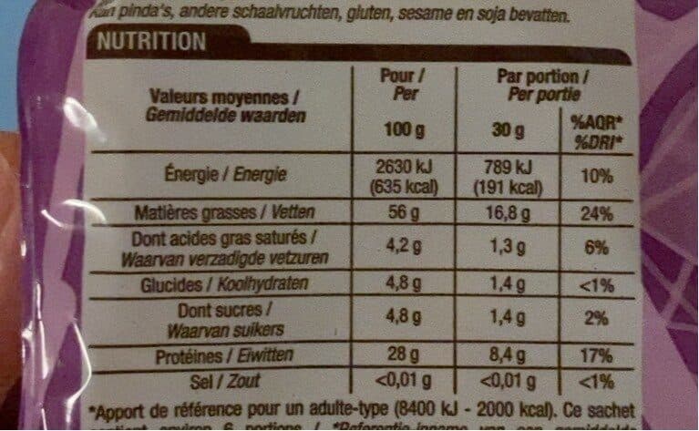 Cora Amande grillées sans sel packshot