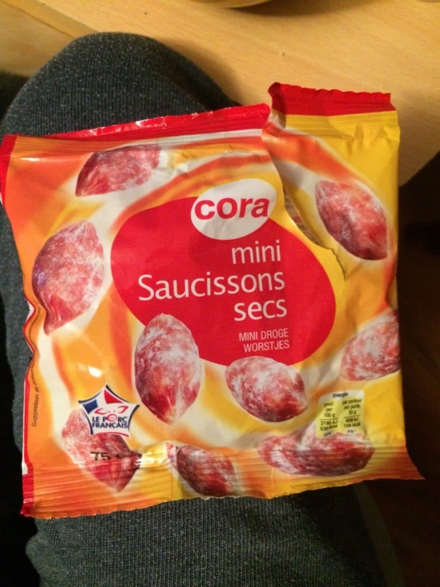 Cora Mini saucissons secs packshot
