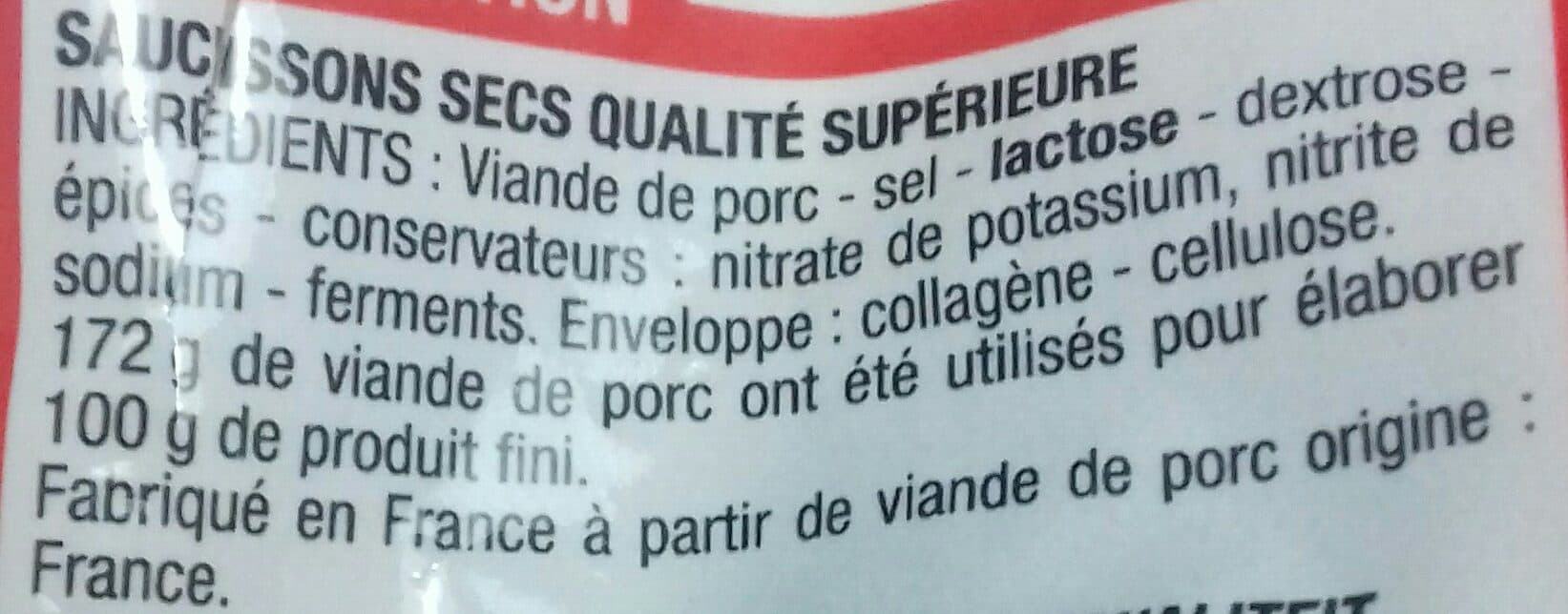 Cora Mini saucissons secs packshot
