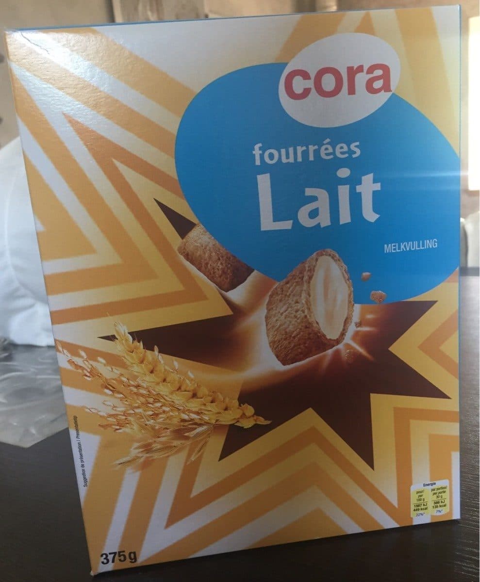 Cora Fourrées Lait packshot