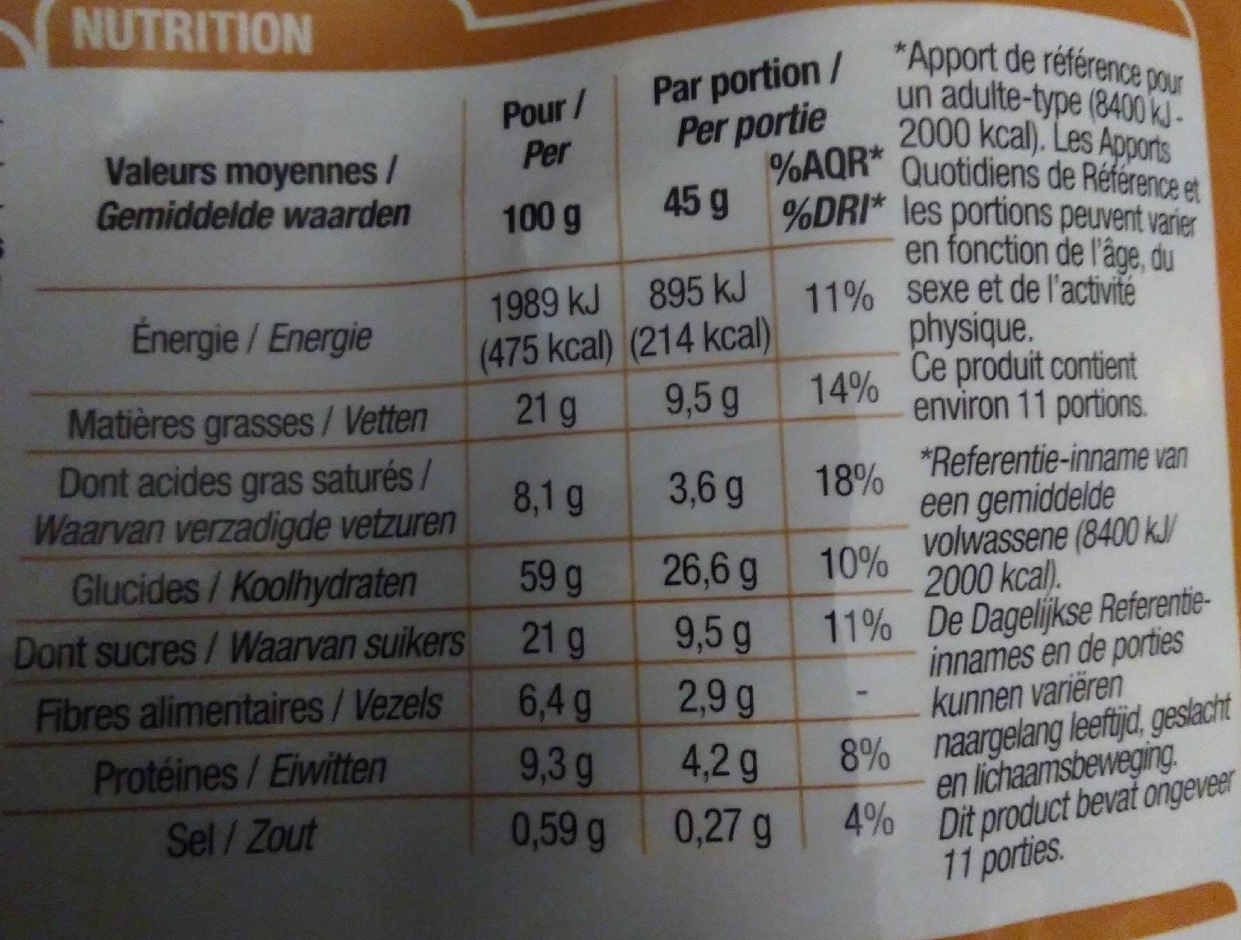 Cora Muesli croustillant quatre noix packshot