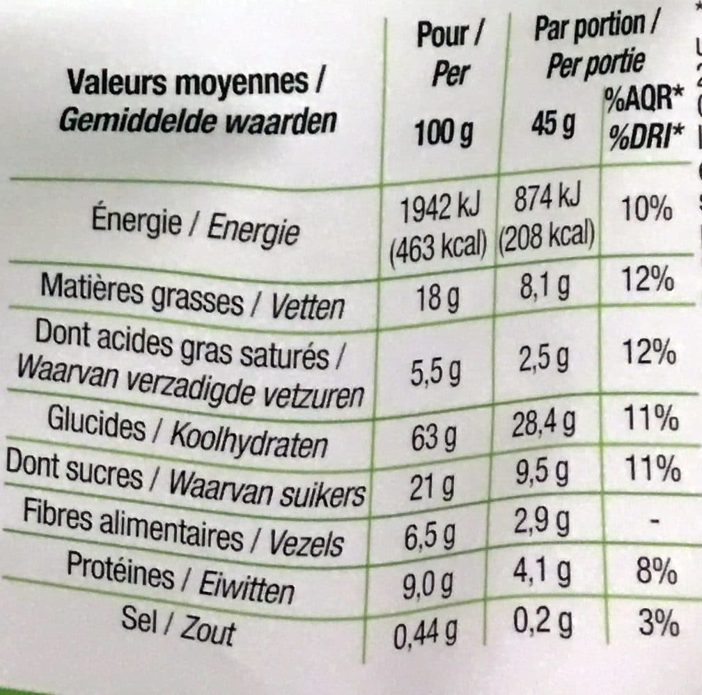 Cora Muesli croustillant chocolat noir, noisettes packshot