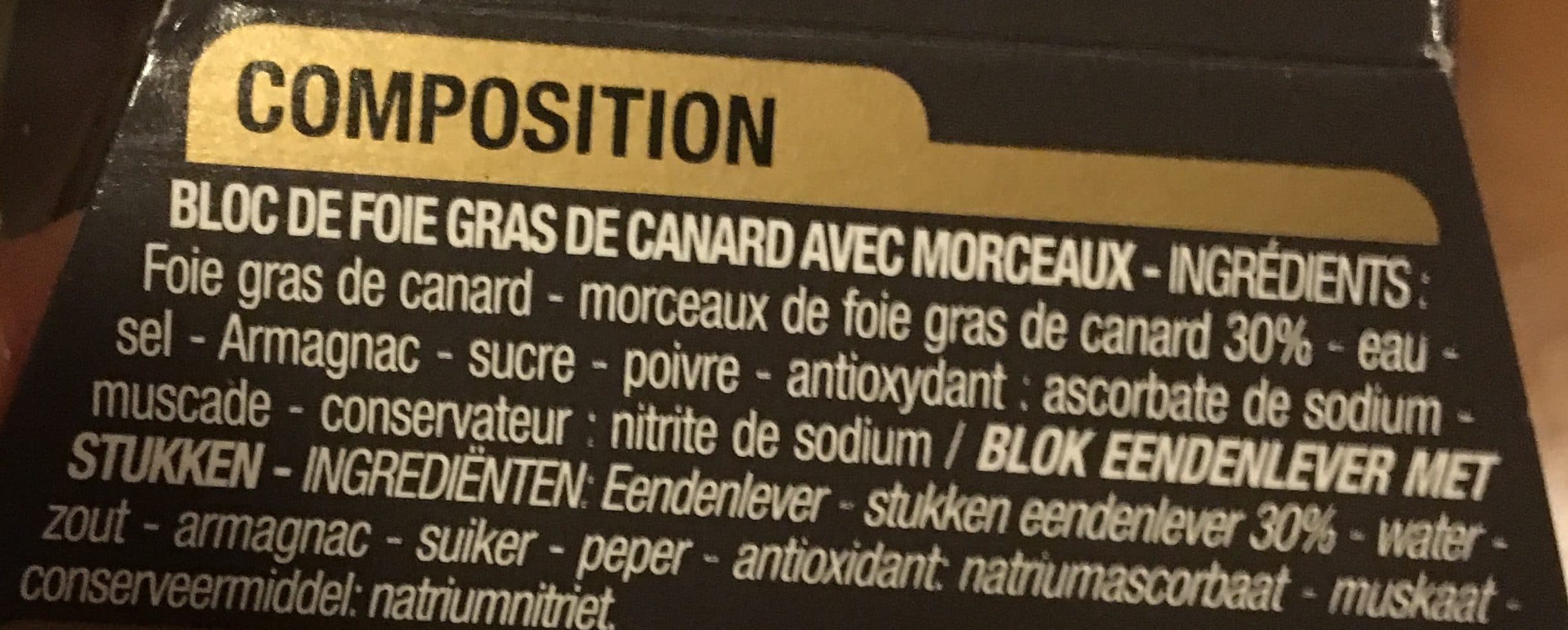 Cora Bloc de foie gras de canard packshot