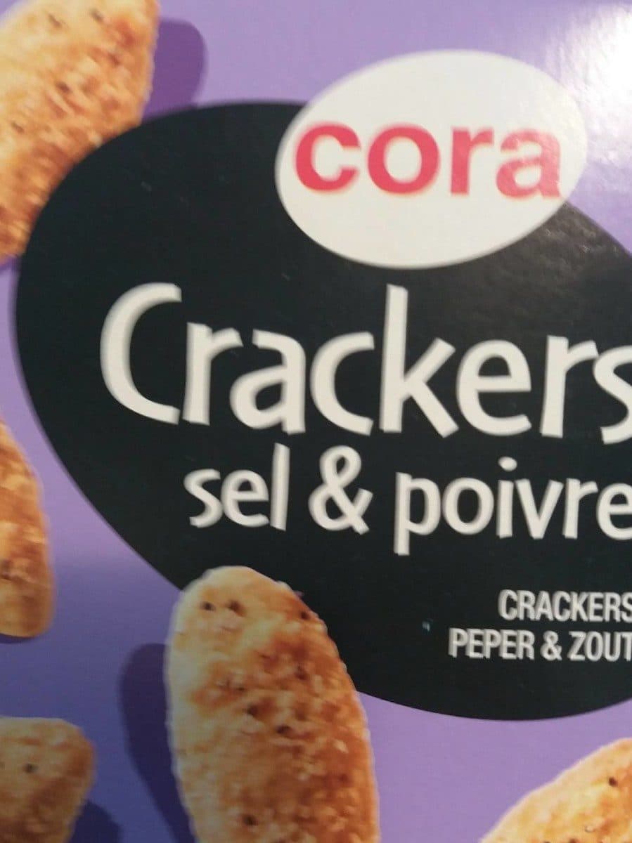 Cora Crackers sel et poivre packshot