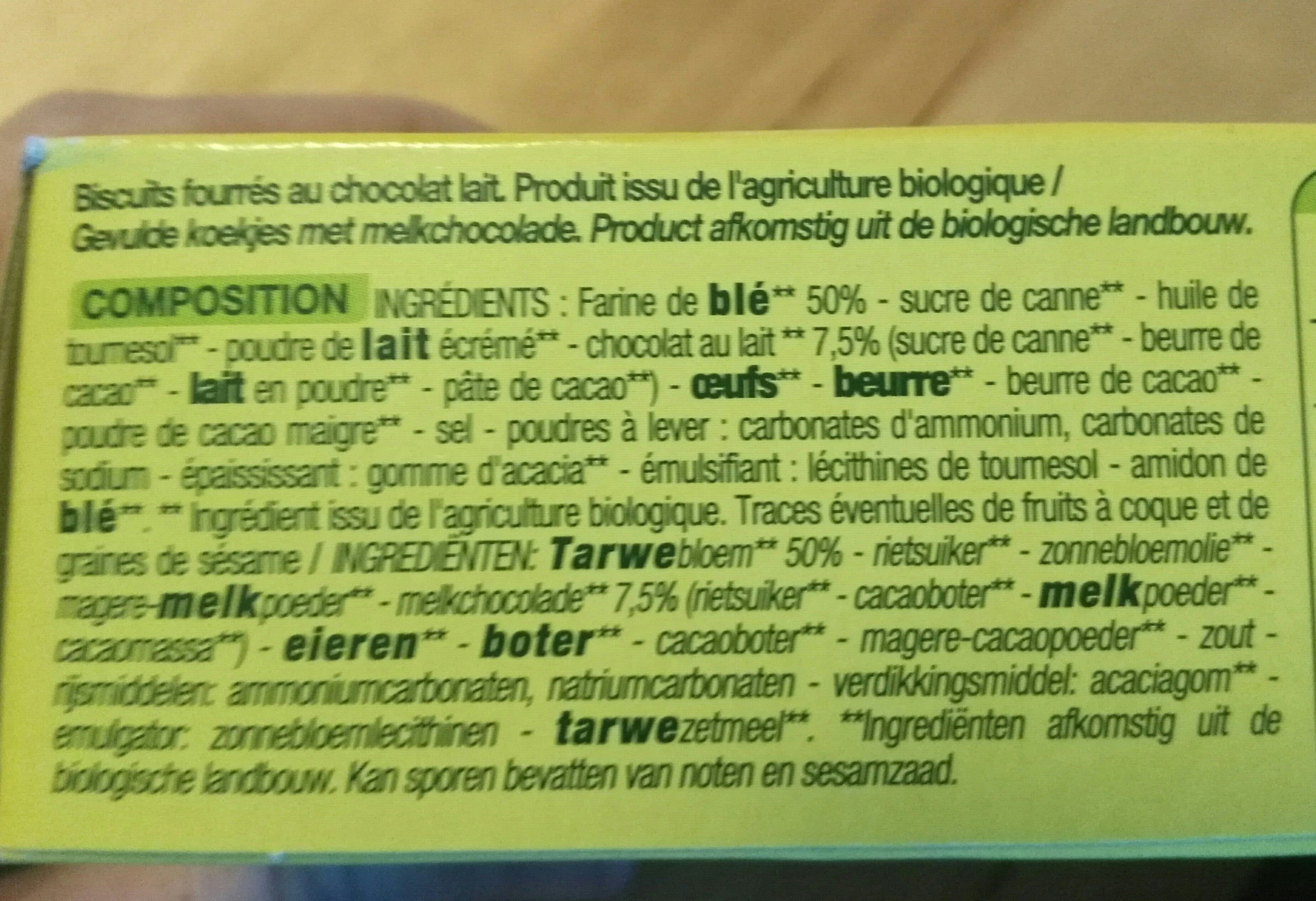 Nature Bio Goûters fourrés packshot