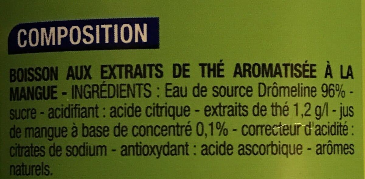 Cora Thé glacé saveur Mangue packshot
