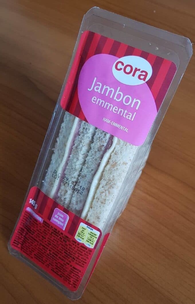 Cora Sandwich Jambon Emmental packshot