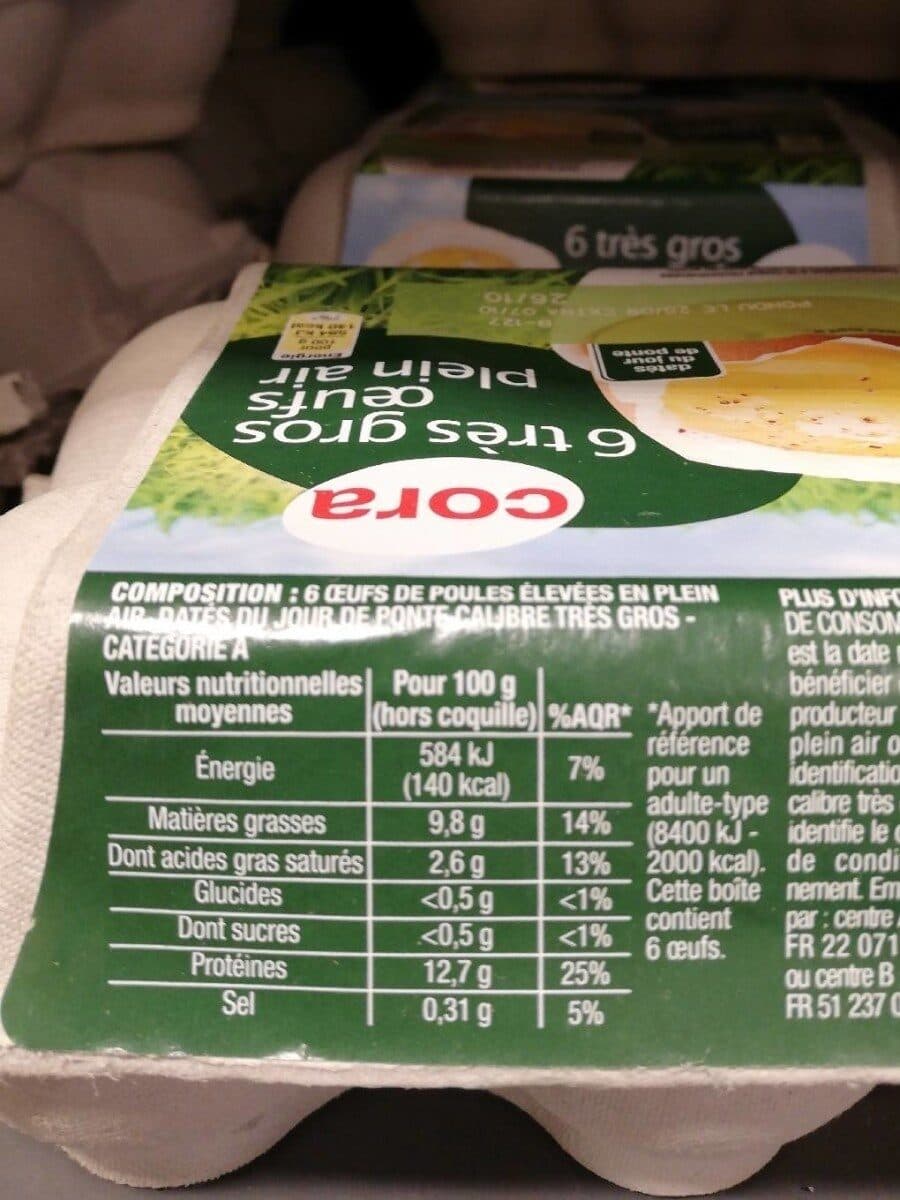Cora Très gros oeufs (plein air) packshot