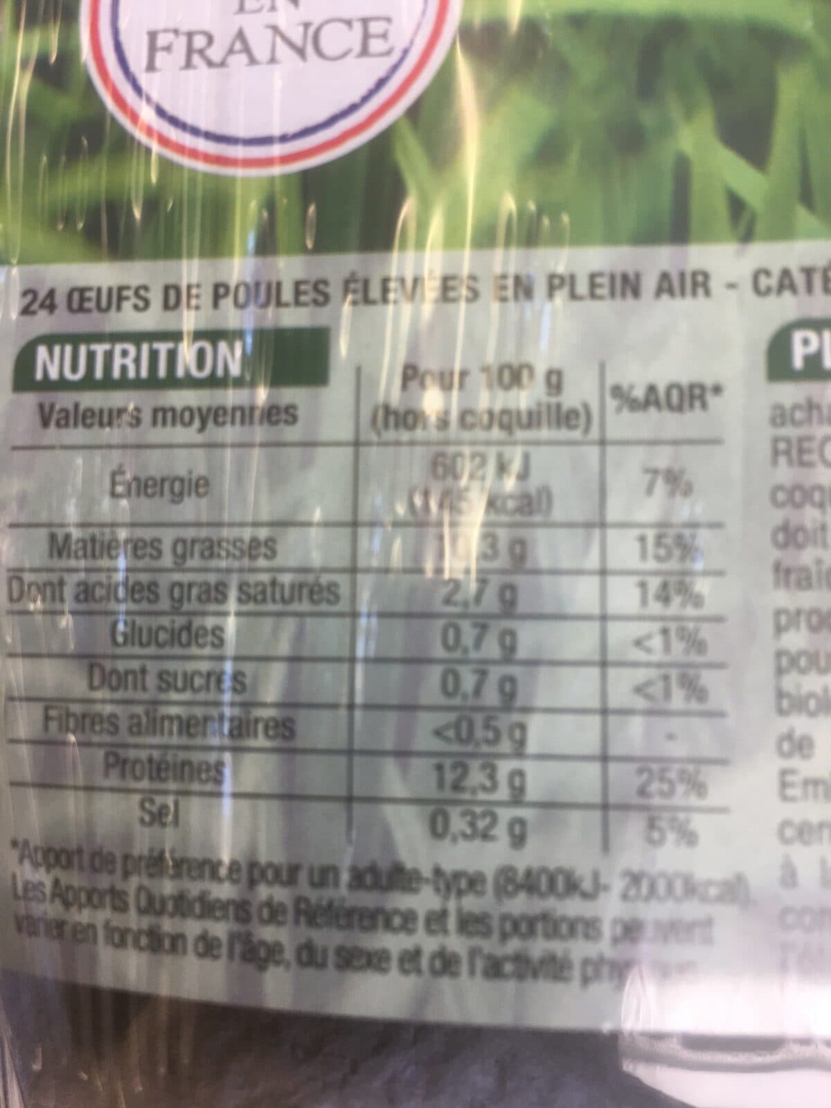 Cora Oeufs de poules plein air packshot