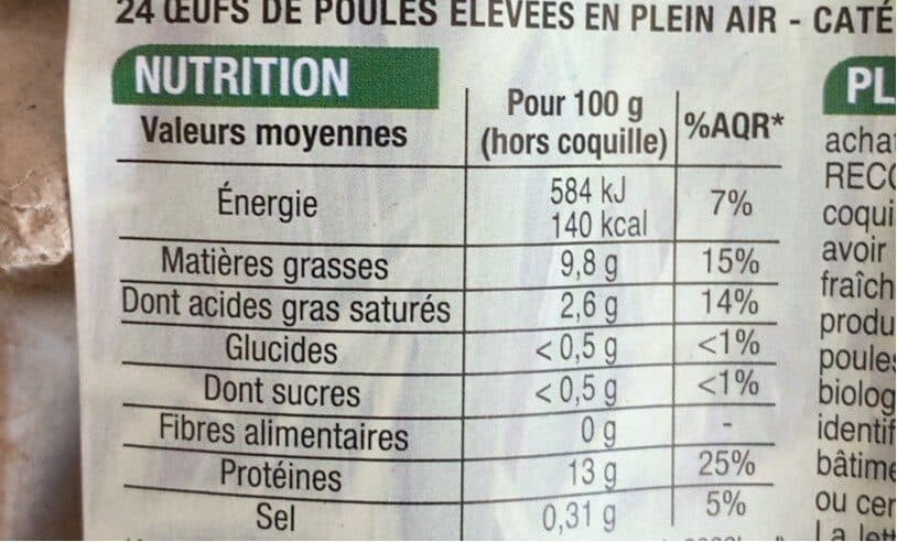 Cora Oeufs de poules plein air packshot