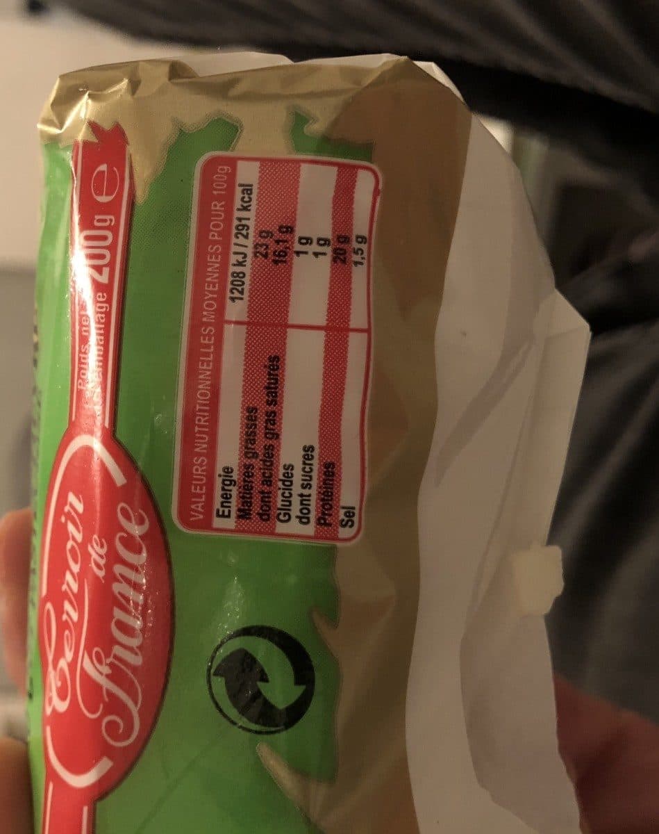 Open Food Facts Fromage de chèvre packshot