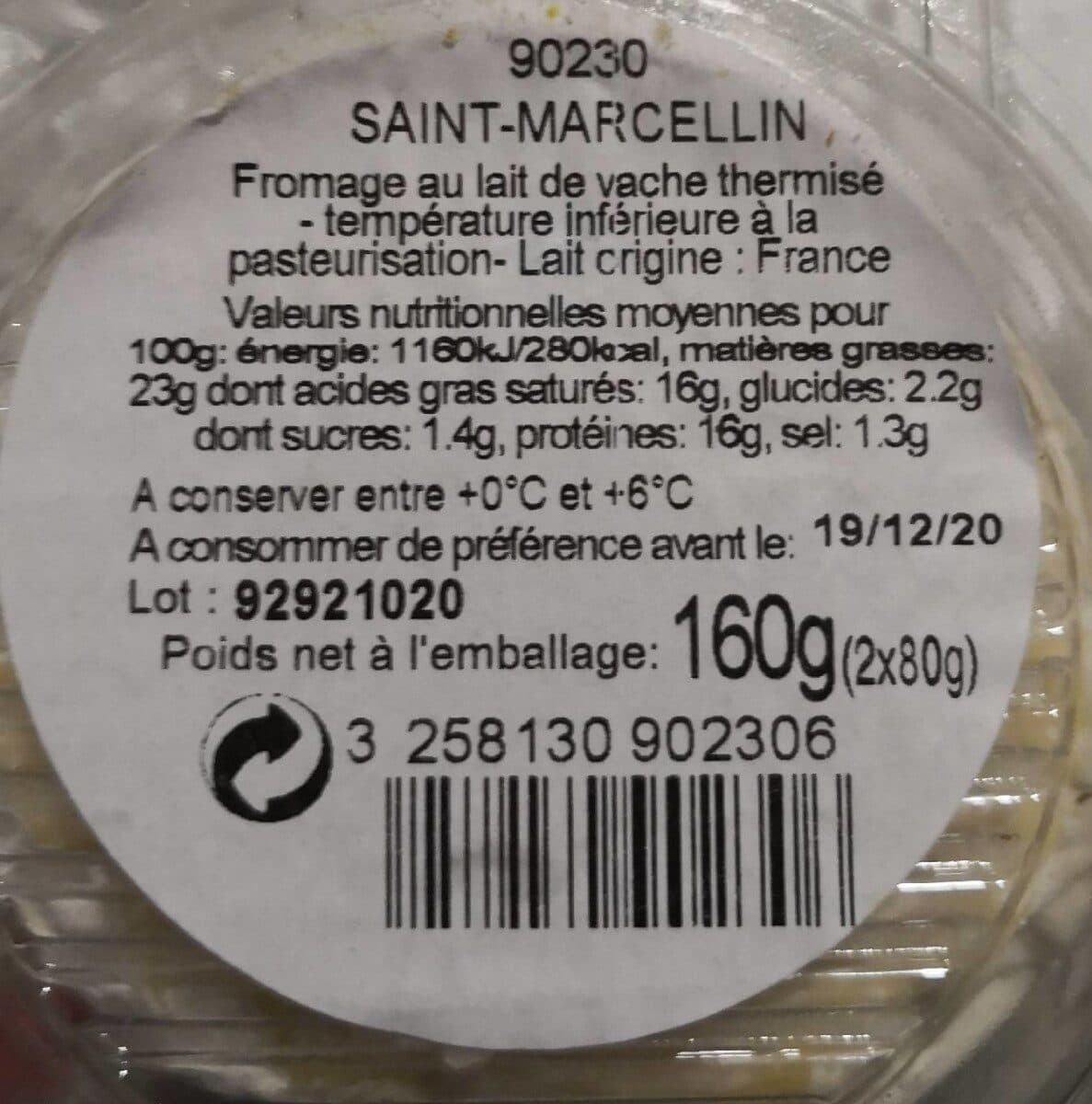 Open Food Facts Saint Marcellin packshot