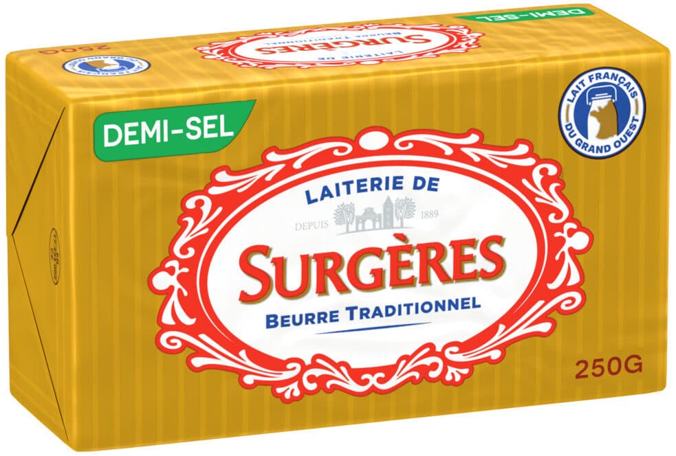 Surgères Le Beurre Surgères 82% Demi Sel packshot