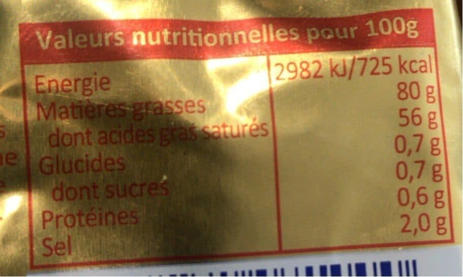 Surgères Le Beurre Surgères 82% Demi Sel packshot