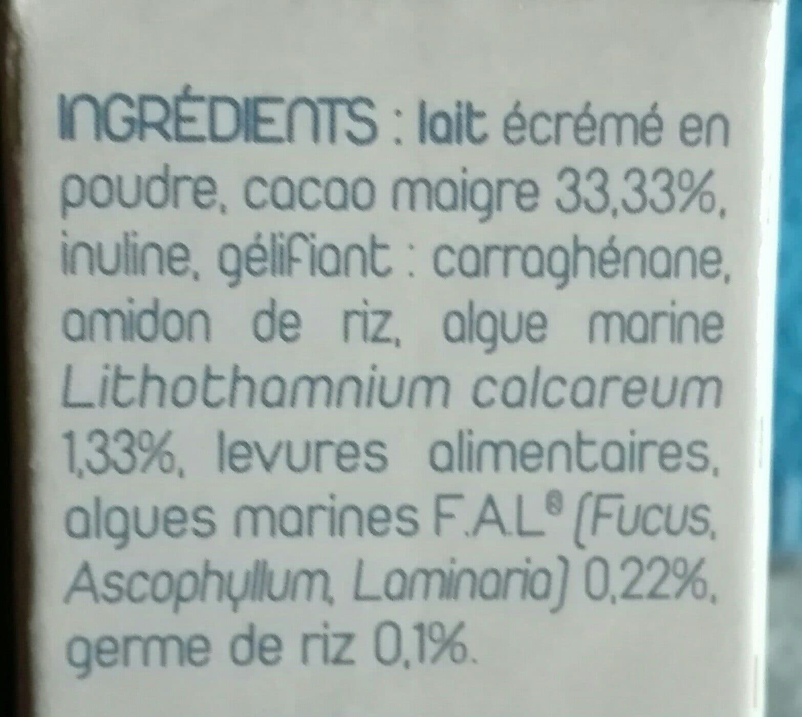 Supplex Supplex flan au cacao maigrenon sucre 60 gr packshot