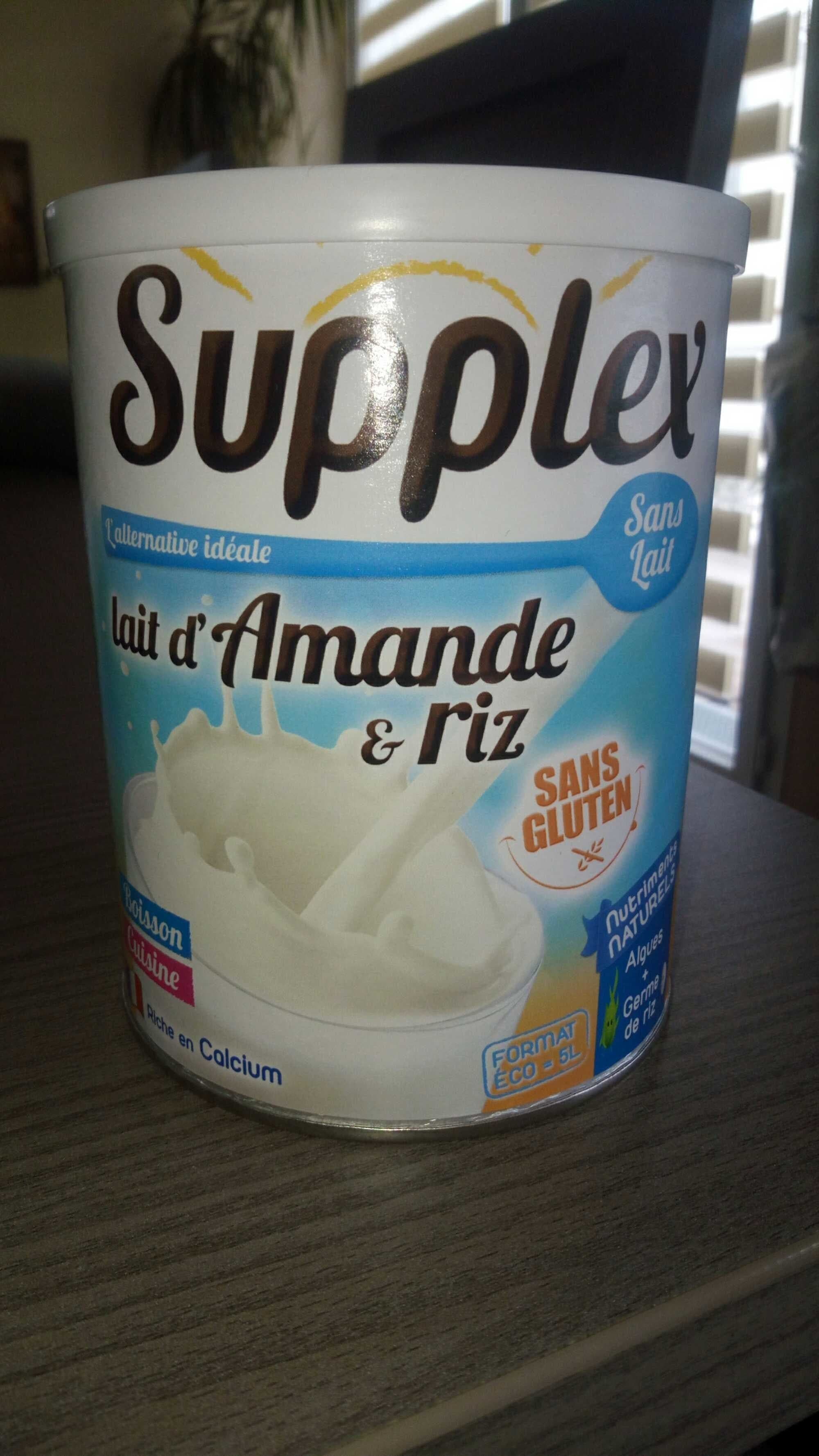 Supplex Lait d'Amande et Riz packshot