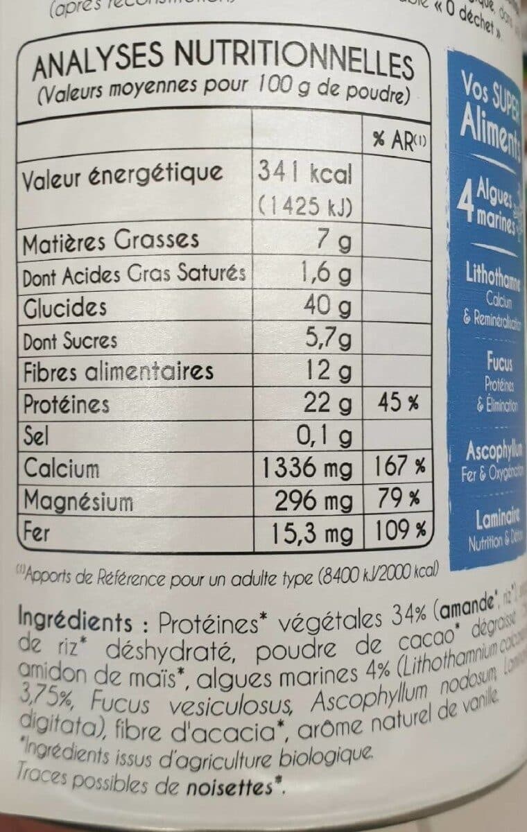 Biodyne Super boisson cacao packshot