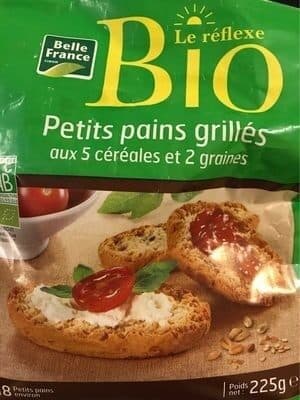 Belle France Petits pains grillés aux 5 céréales et 2 graines packshot