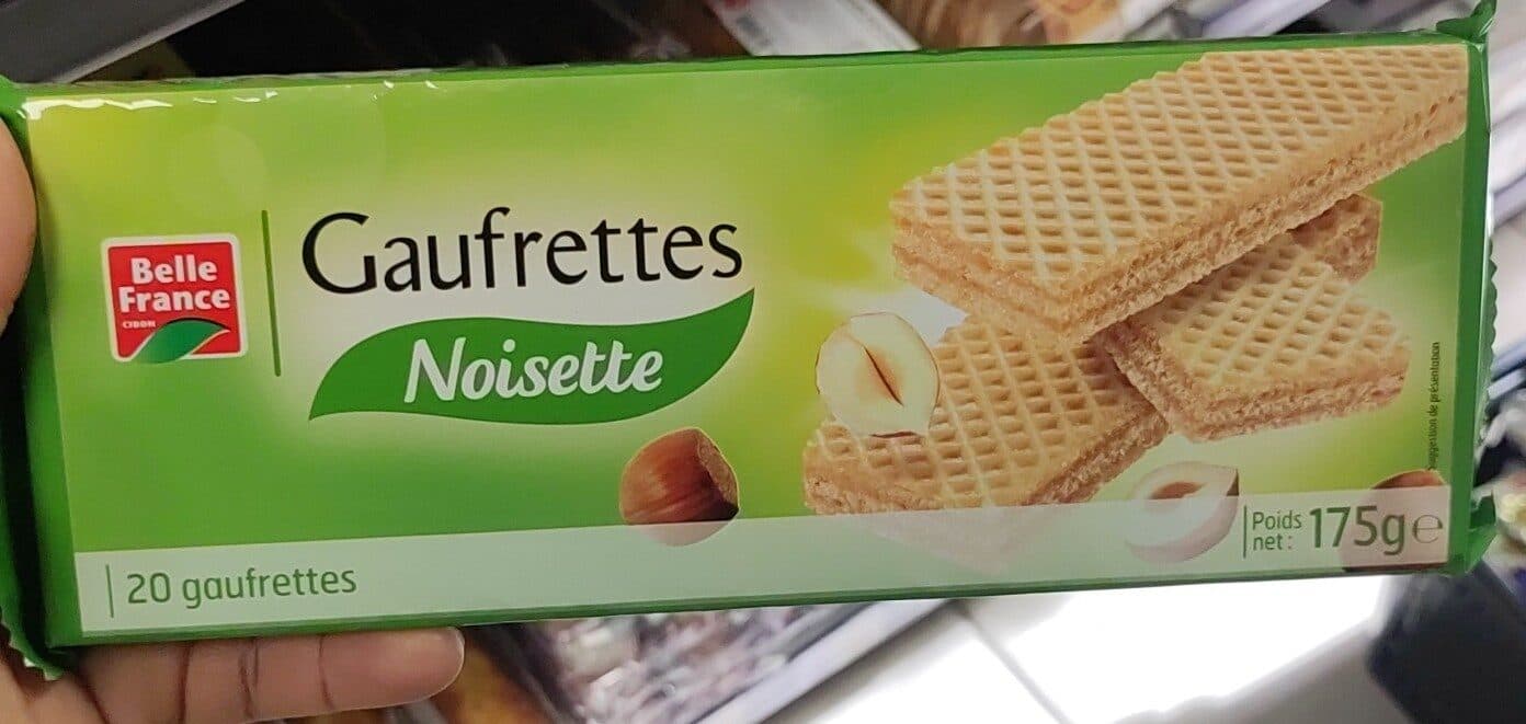 Belle France Gaufrettes À La Noisette packshot