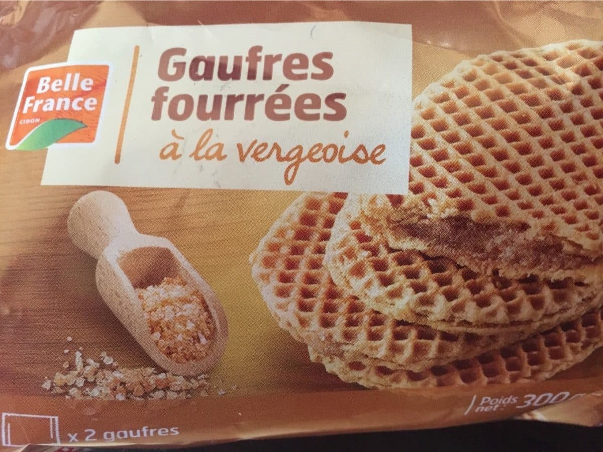 Belle France Gaufres fourrées à la vergeoise packshot