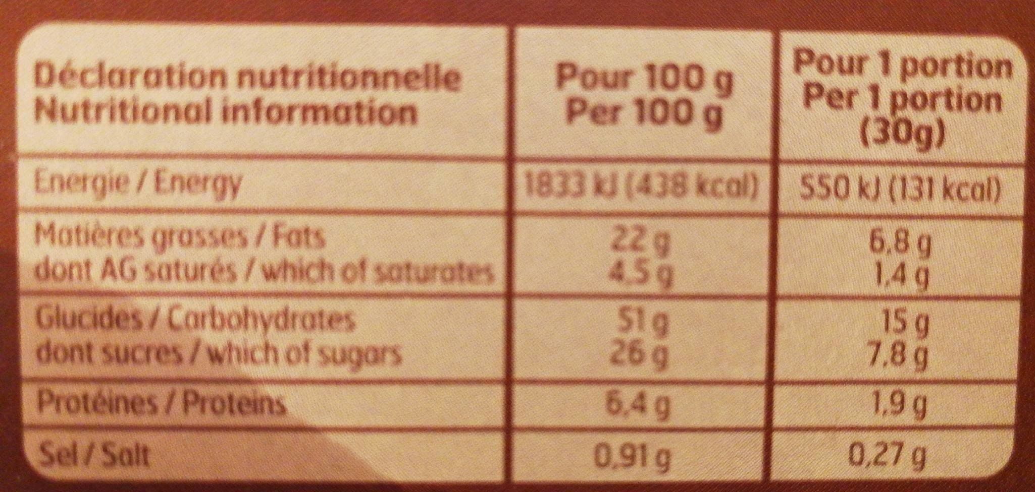 Belle France Mini gâteaux aux Pépites de chocolat packshot