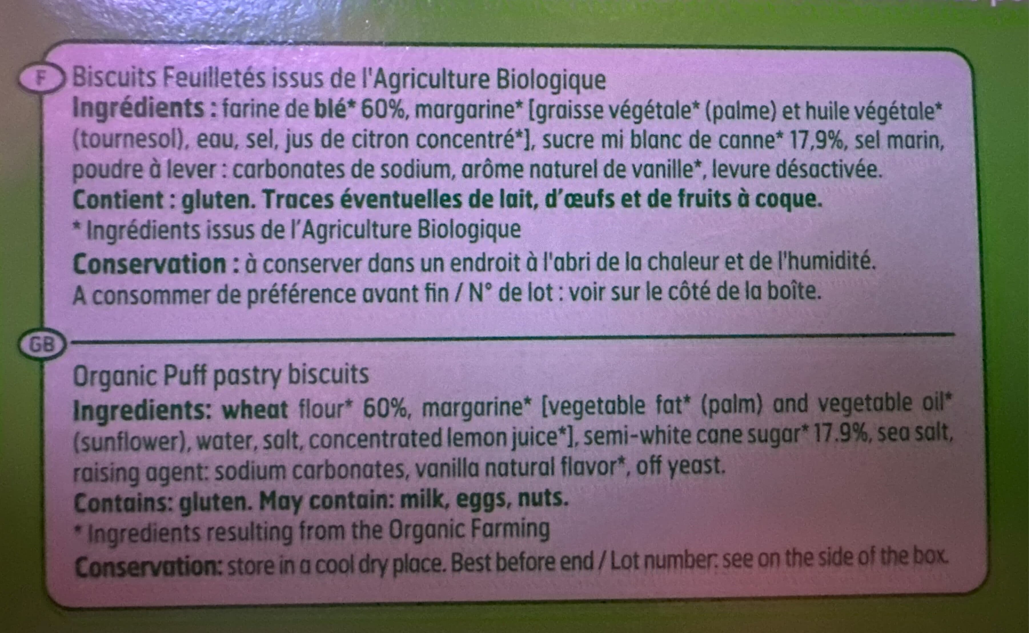 Belle France Le reflexe bio - Palmiers packshot