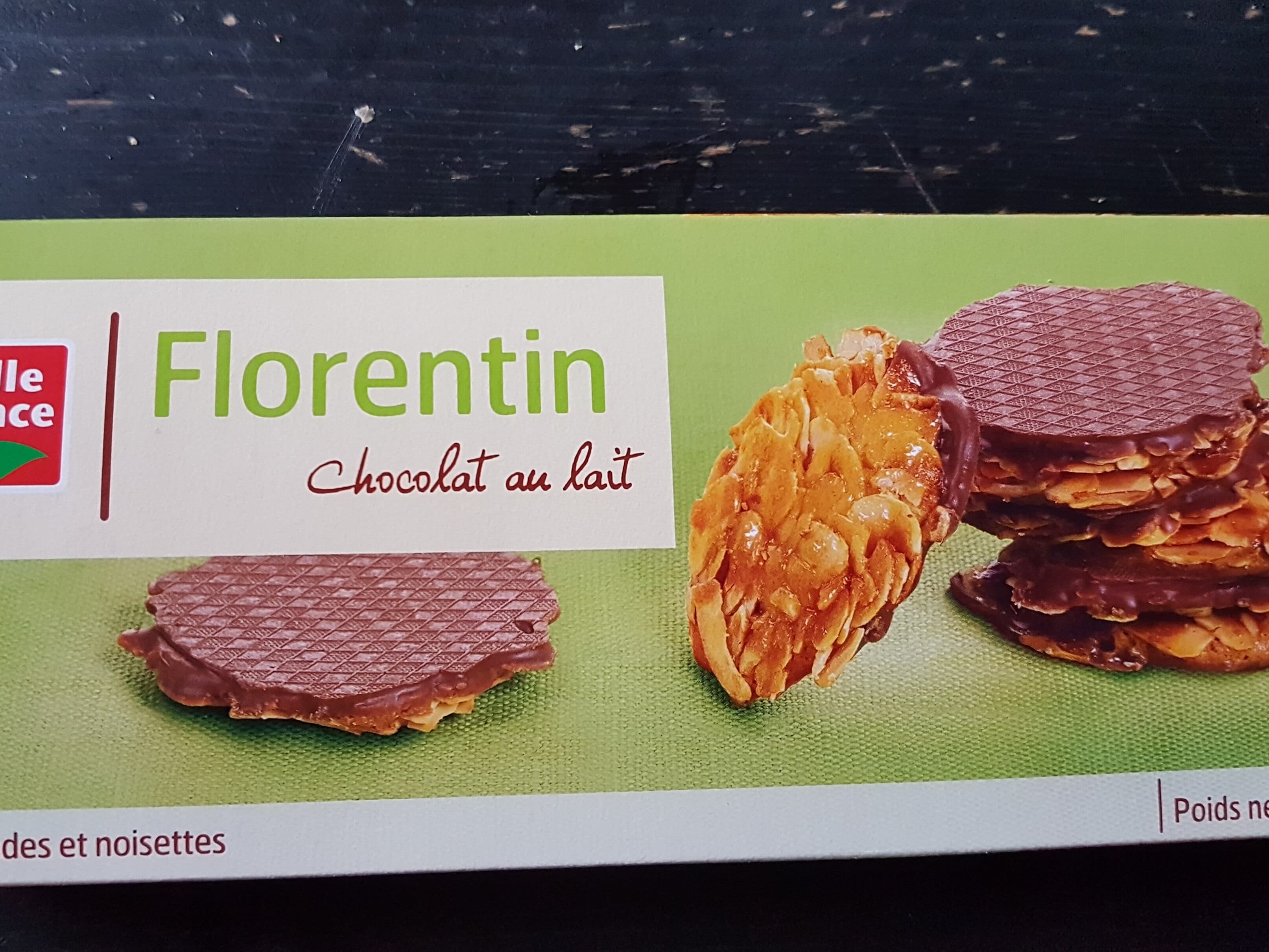 Belle France Biscuits Florentin Amande Chocolat 100 g Lot de 5 packshot