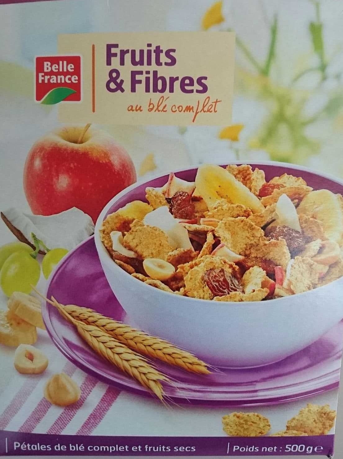 Belle France Fruits & fibres au blé complet packshot