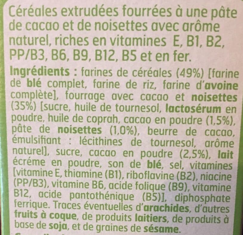 Belle France Céréales Fourrées Cacao Noisettes packshot