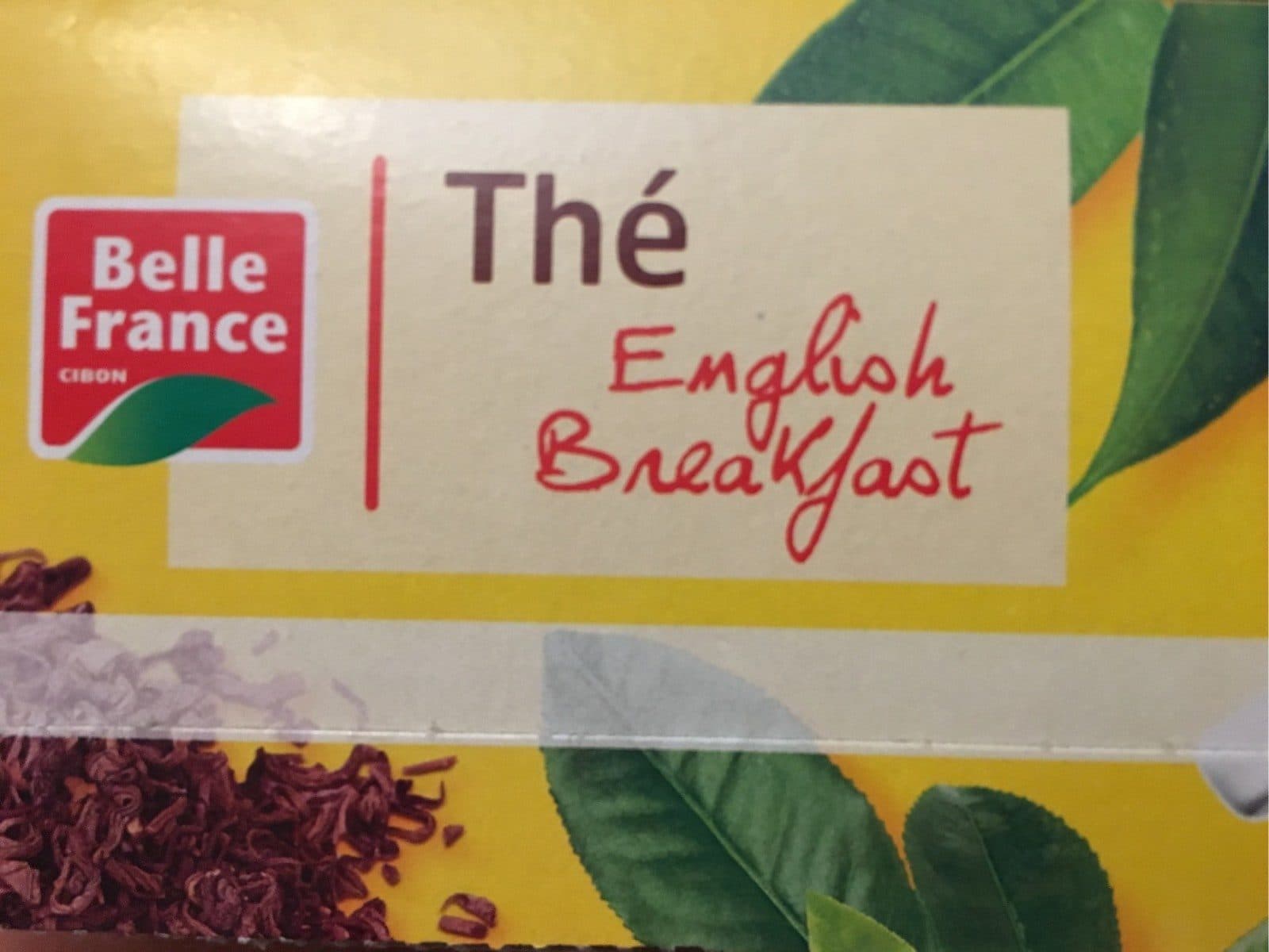Belle France Thé english breakfast packshot