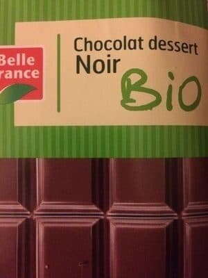 Belle France Chocolat Dessert Noir Bio packshot